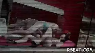 نحيف شرفة تعري