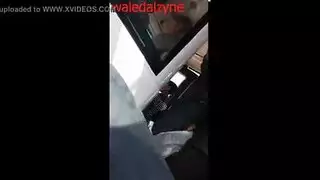حفلة جنس سرية في الحافلة مع فتاة محجبة ناشزة