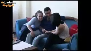 حرارة الصحراء: قضيب عربي غير مختون في جنس خشن