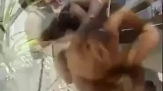 هواة عرقي الجنس بذيء أربعة بالإصبع