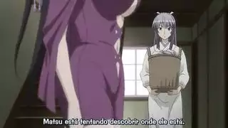 في عمق كسها المبلل بقضيب كبير