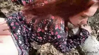 الهواة من الجنس العام و bj مع redhead girlfriend kleomodel