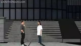 هيلي كيري: عاهرة الليغينغ تأخذ قضيباً في حلقها