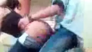 زوج عربي ينك زوجته بوضعية الكلب