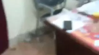 نجمة بورنو ترتدي نظارات تملأ فتحاتها الضيقة
