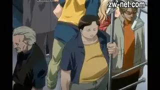 أنمي هنتاي إباحي: لقاء جامح في المترو