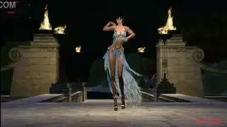 خيال السلطان: الراقصة الزرقاء تأخذ شرجًا قاسيًا مع فحول بي بي سي