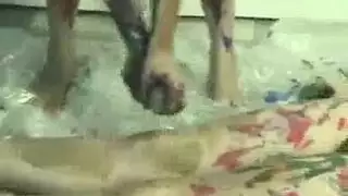 مص قضيب وحشي للاستعداد لركوب شرجي