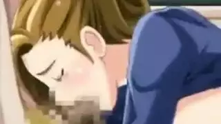 أثداء أنمي ضخمة في مشهد إباحي قاس