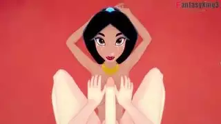 الإيلاج الشرجي المزدوج لياسمين في الوليمة الملكية