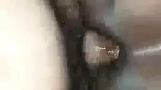 stockings and garter belt: ebony teen gets owned by landlord