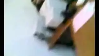 الأخ يشعل نار كسها ثم ينكها بشراسة