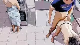 نظرة كريستين كورتني الطبيعية تتحول إلى جنس صارم في ميناء دبي