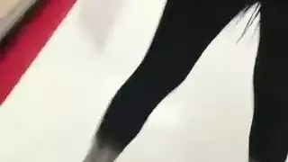 جوارب تلميذة وجلسة مص متعمقة