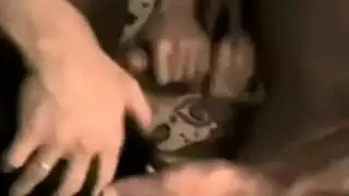 مص فوضوي وجنس شرجي خشن مع قذف داخلي كبير