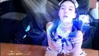 ثلاثي إباحي عنيف: سمية وزوجة الأب والزوج في جنس جماعي